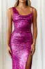 Joining The VIP Sequin Maxi Dress Pink sold by Hello Molly
