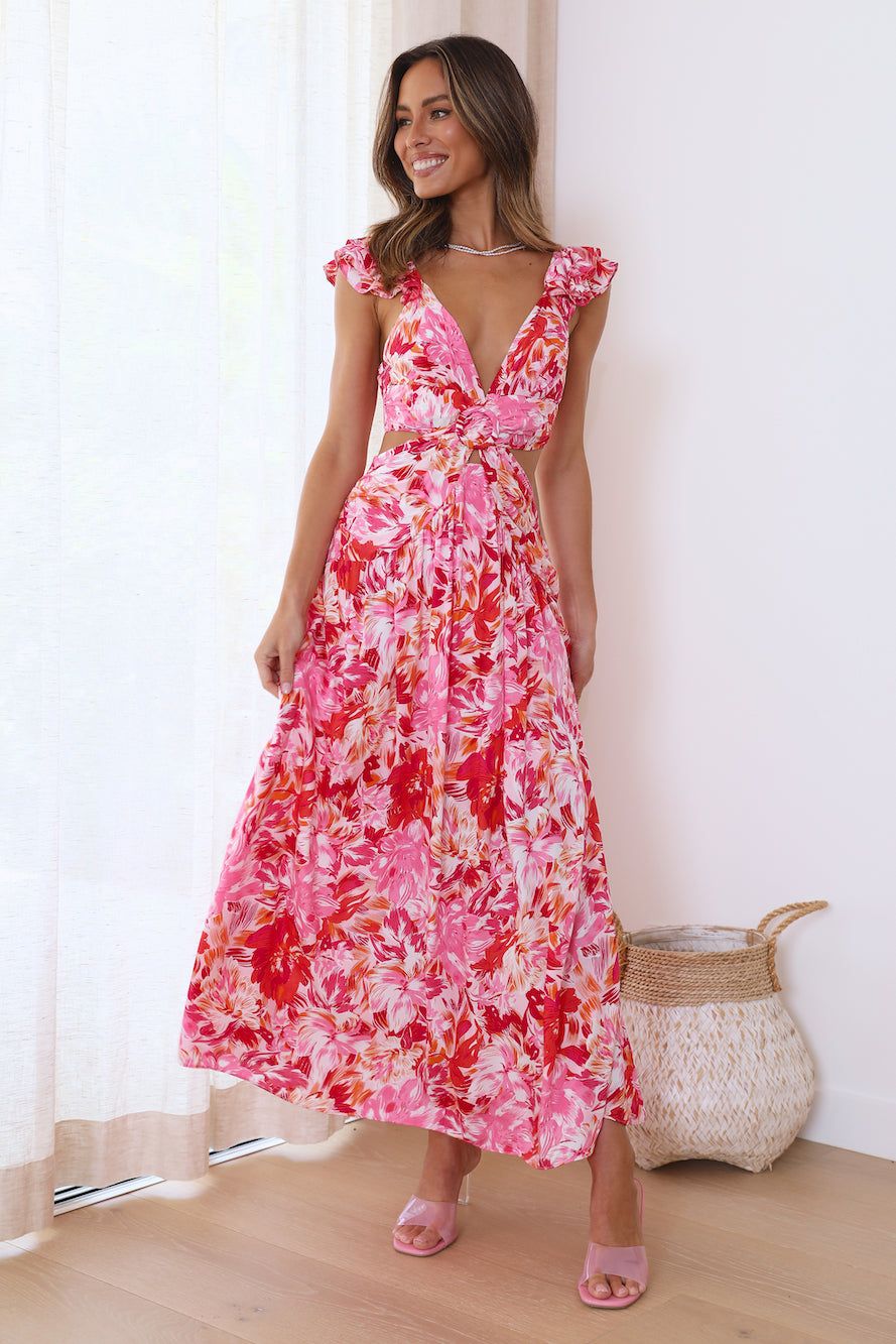 Love The Fit Midi Dress Pink sold by Hello Molly product image thumbnail 2