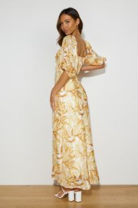 Poolside Event Midi Dress Yellow sold by Hello Molly