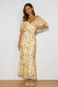 Poolside Event Midi Dress Yellow sold by Hello Molly
