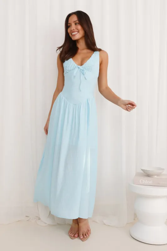 Breeze Belle Maxi Dress Blue sold by Hello Molly