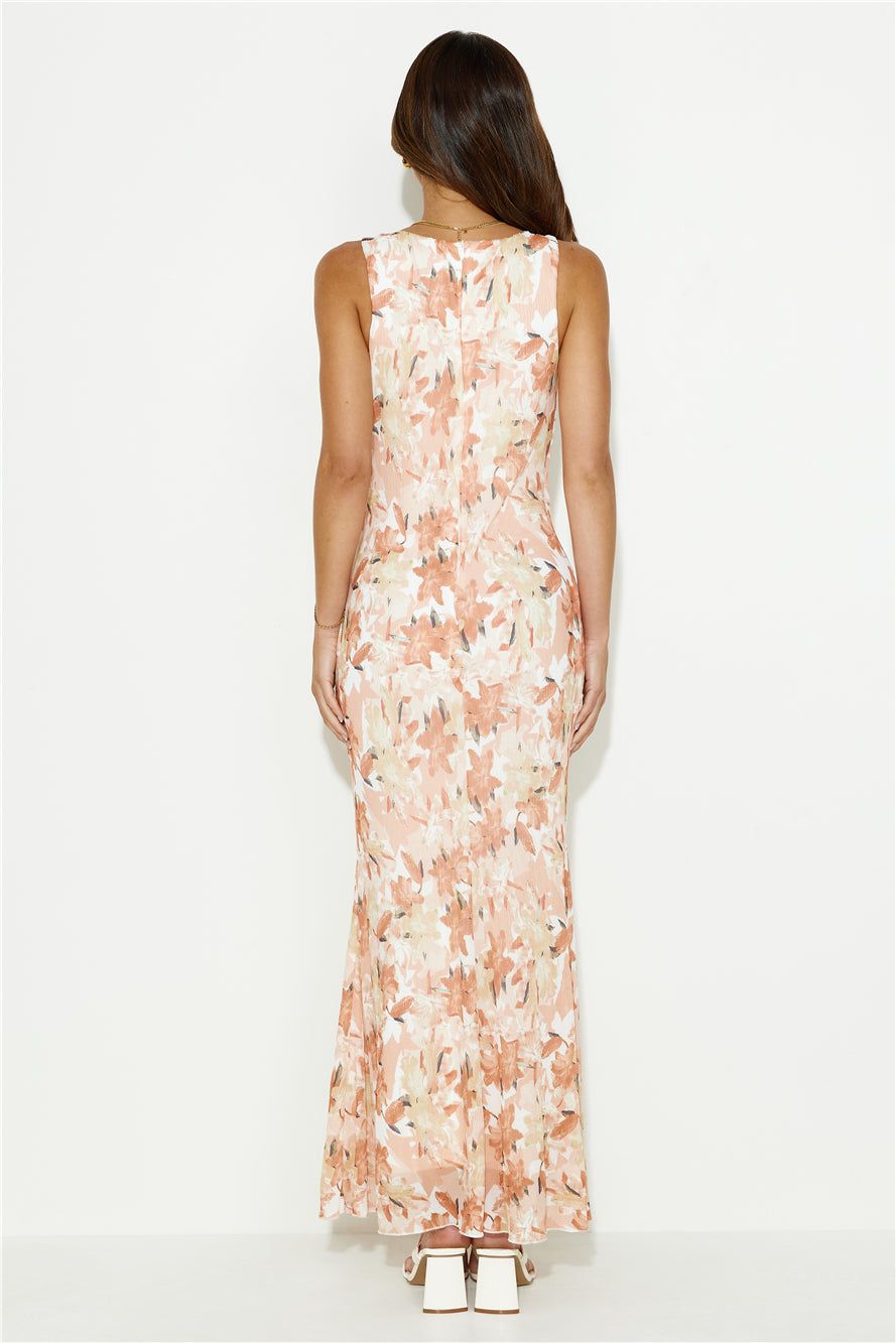 Paint Me Maxi Dress Orange sold by Hello Molly product image thumbnail 5