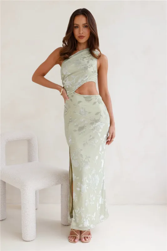 Reset Refresh Maxi Dress Sage sold by Hello Molly