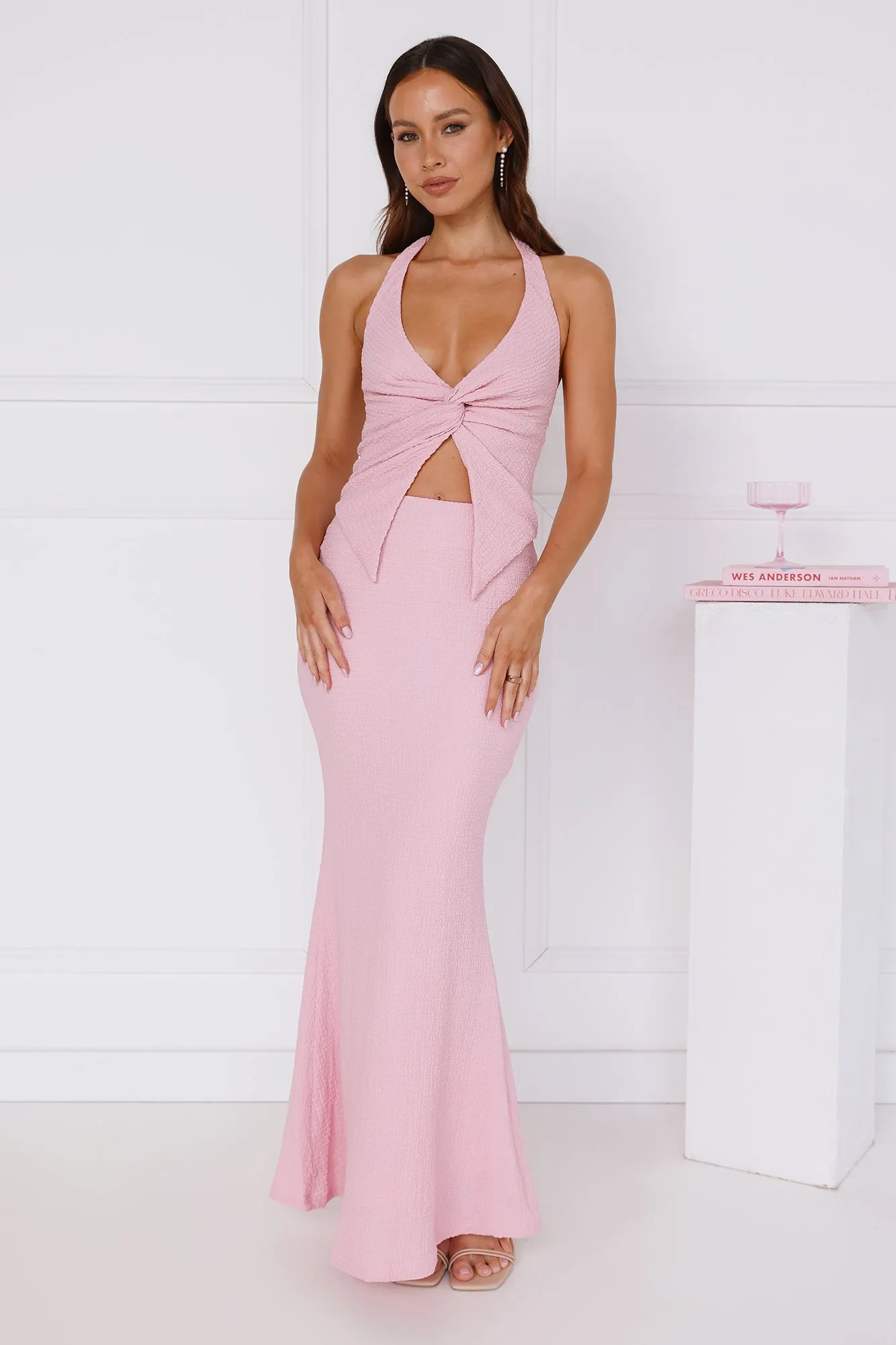 Coral Cove Halter Top Pink sold by Hello Molly product image thumbnail 4