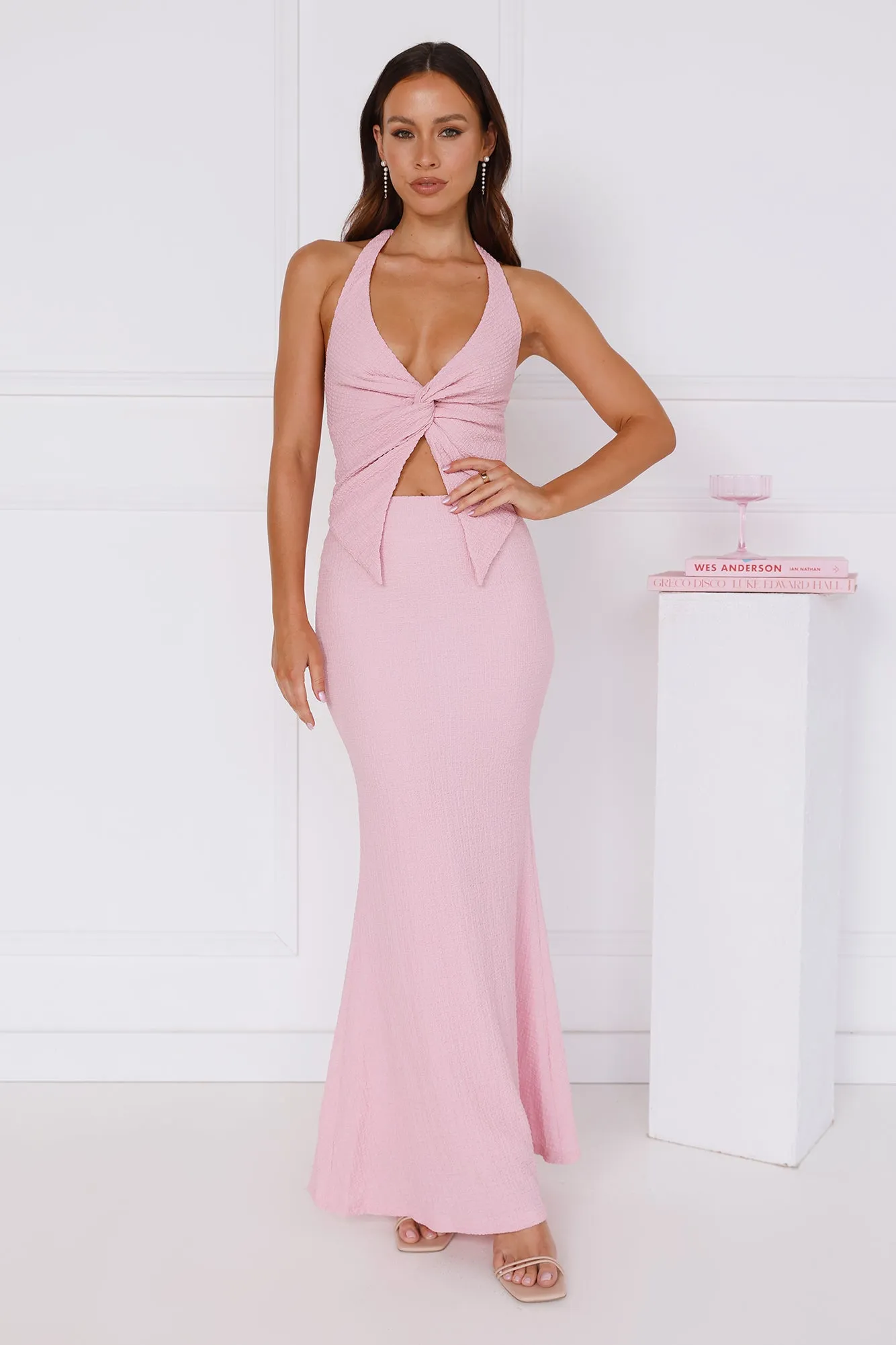 Coral Cove Halter Top Pink sold by Hello Molly product image thumbnail 2