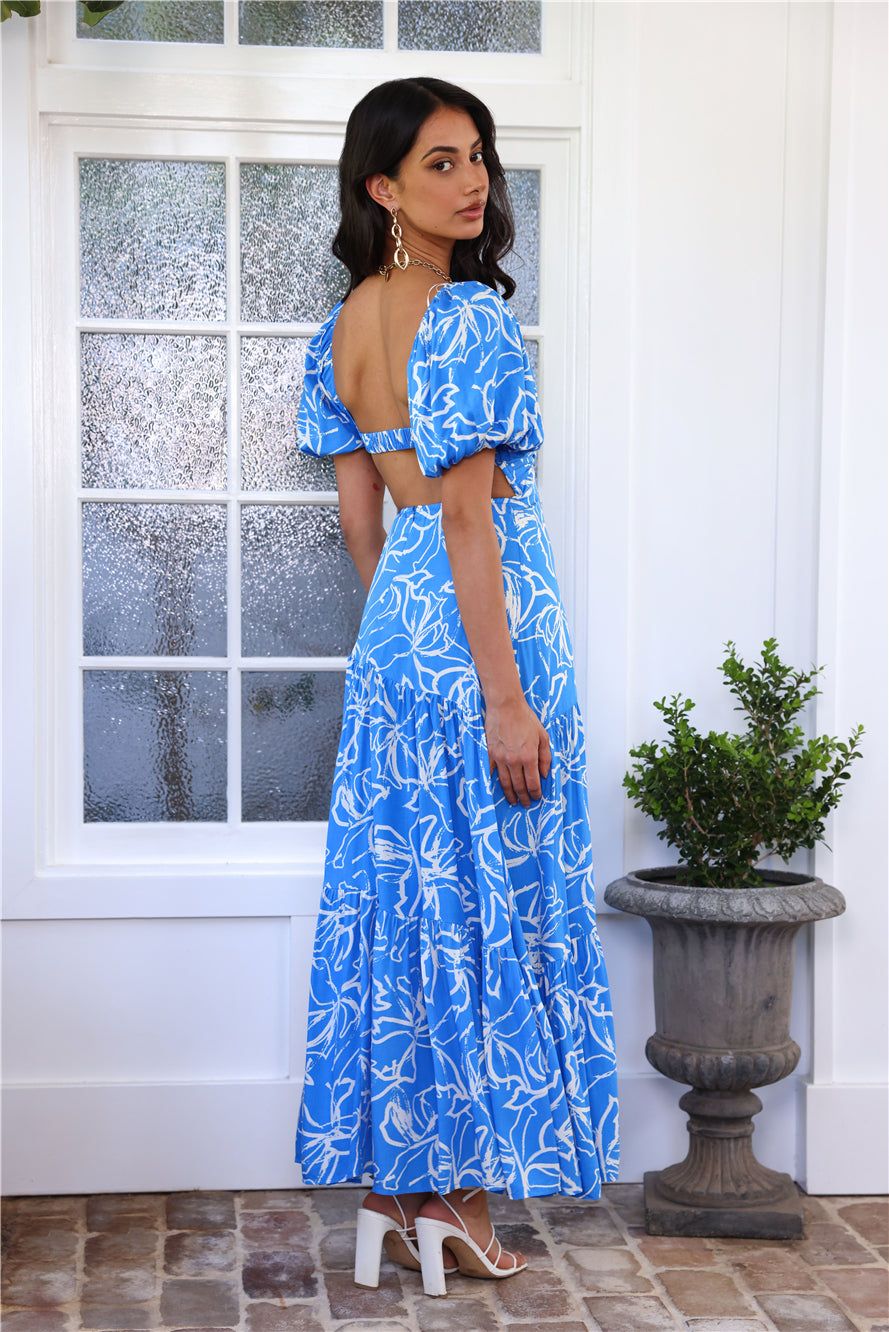 Will You Dance Maxi Dress Blue sold by Hello Molly product image thumbnail 4
