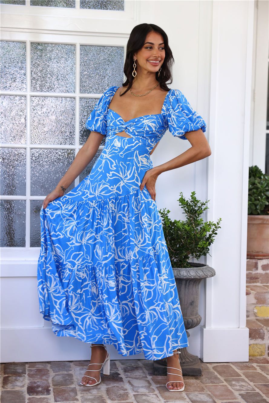 Will You Dance Maxi Dress Blue sold by Hello Molly product image thumbnail 2