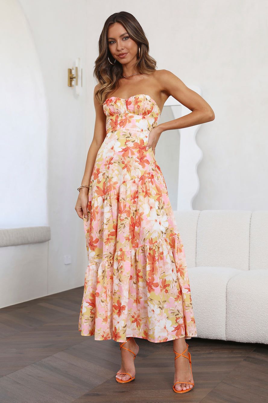 Daydream Look Midi Dress Floral sold by Hello Molly product image thumbnail 3