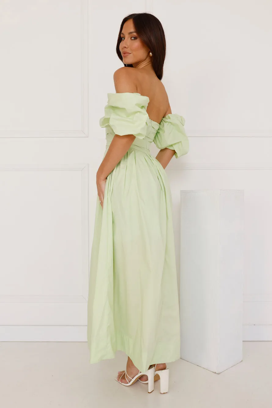 Birthday Picnic Maxi Dress Green sold by Hello Molly product image thumbnail 4