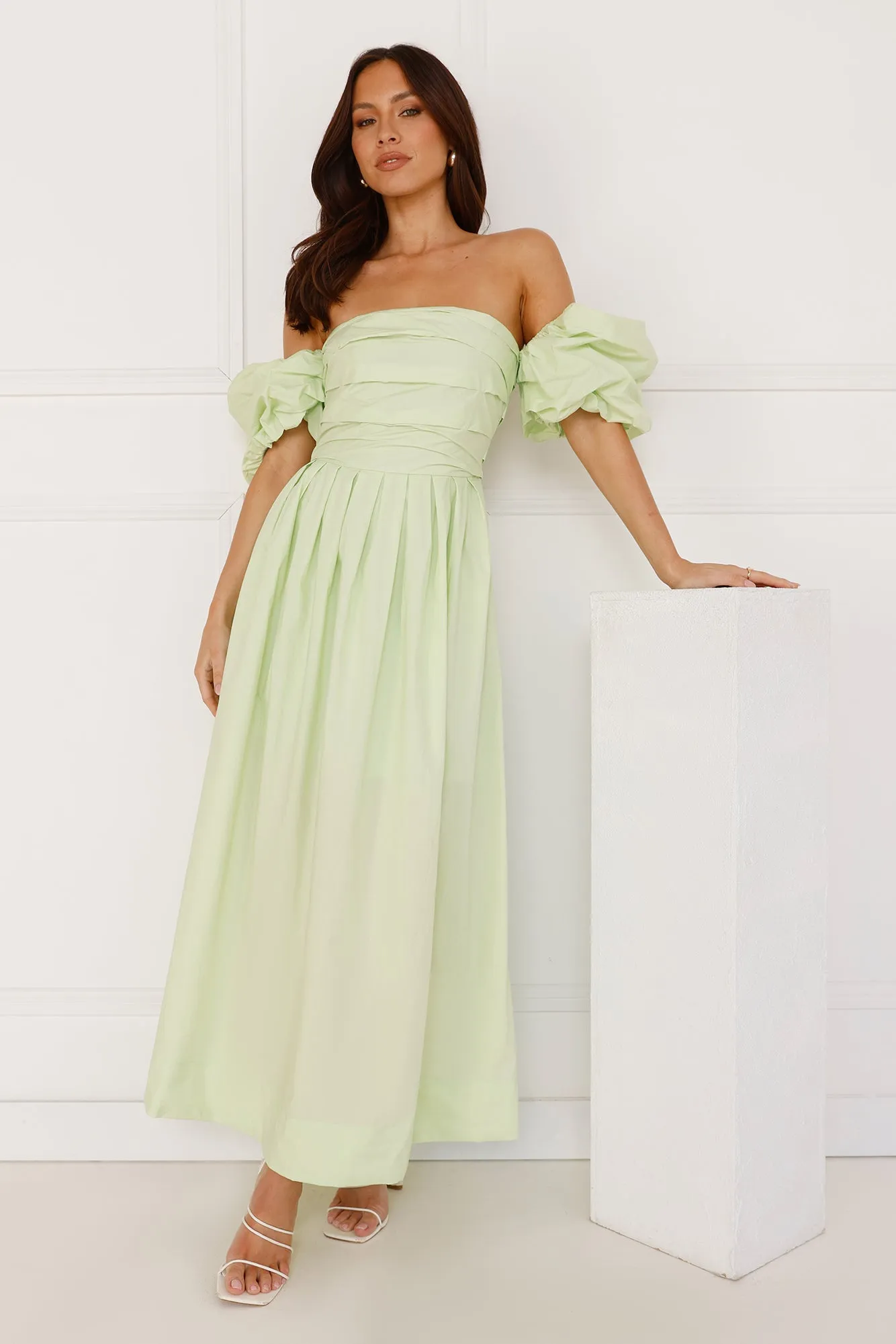 Birthday Picnic Maxi Dress Green sold by Hello Molly