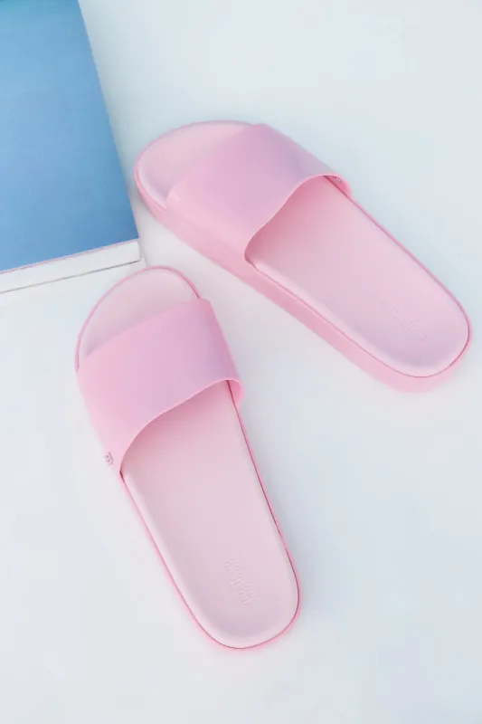 MELISSA Beach Slide Next Gen Slides Pink sold by Hello Molly