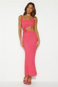 Polished Maxi Dress Pink sold by Hello Molly