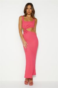 Polished Maxi Dress Pink sold by Hello Molly