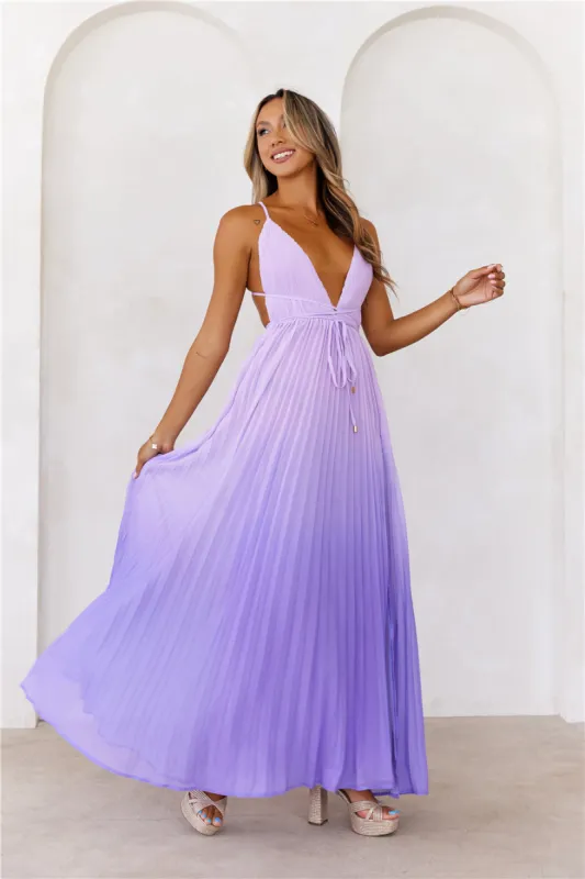 Love Letter To You Maxi Dress Lilac sold by Hello Molly