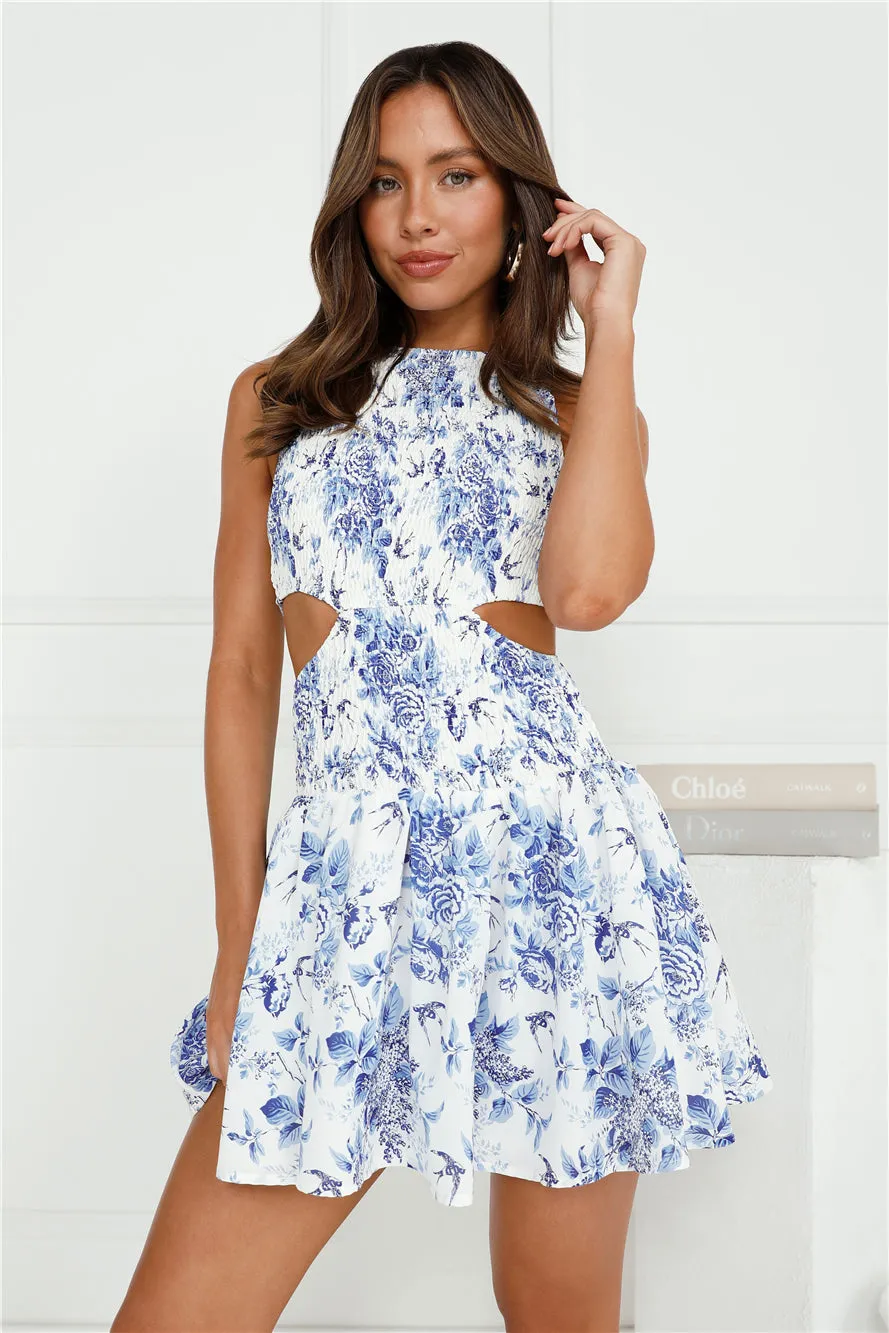 Fine Arts Mini Dress Blue sold by Hello Molly product image thumbnail 3