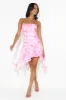 Dance Girl Dance Strapless Mini Dress Pink sold by Hello Molly