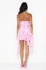 Dance Girl Dance Strapless Mini Dress Pink sold by Hello Molly