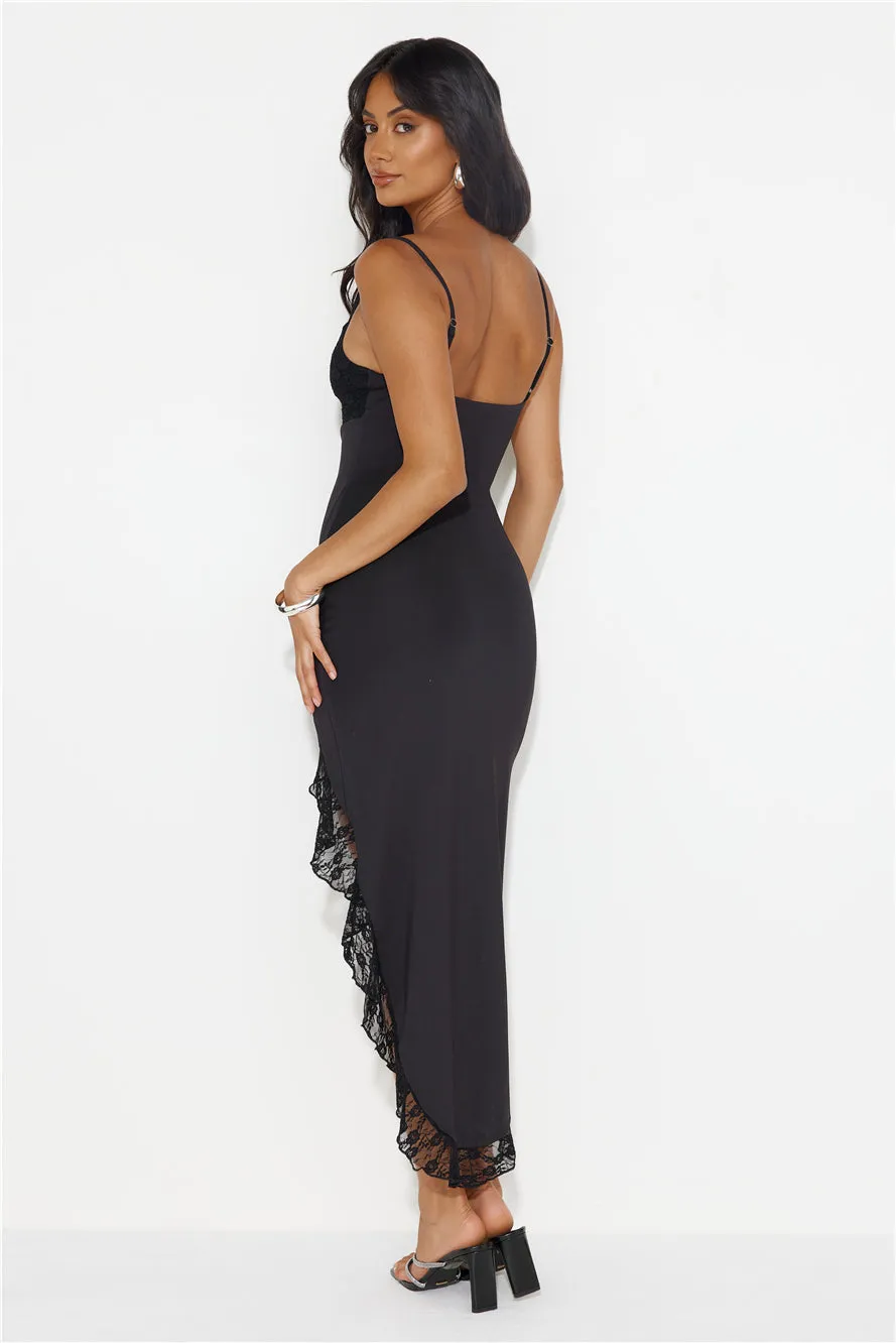 Treat Time Lace Midi Dress Black sold by Hello Molly product image thumbnail 3