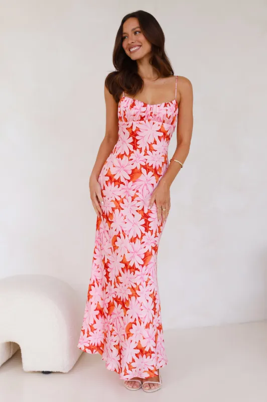 Irresistible Allure Maxi Dress Orange sold by Hello Molly