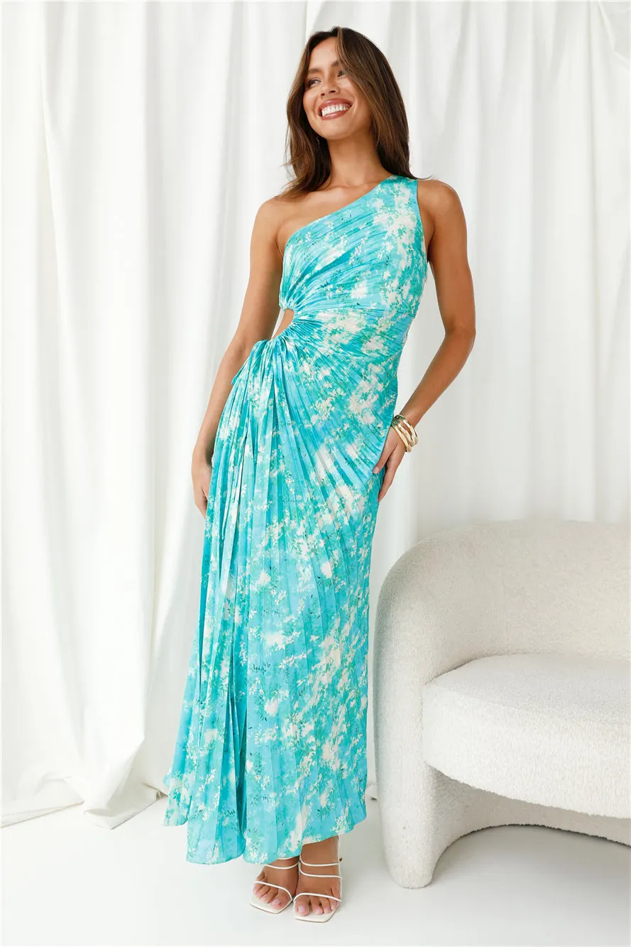 Girls Know One Shoulder Maxi Dress Green sold by Hello Molly product image thumbnail 4