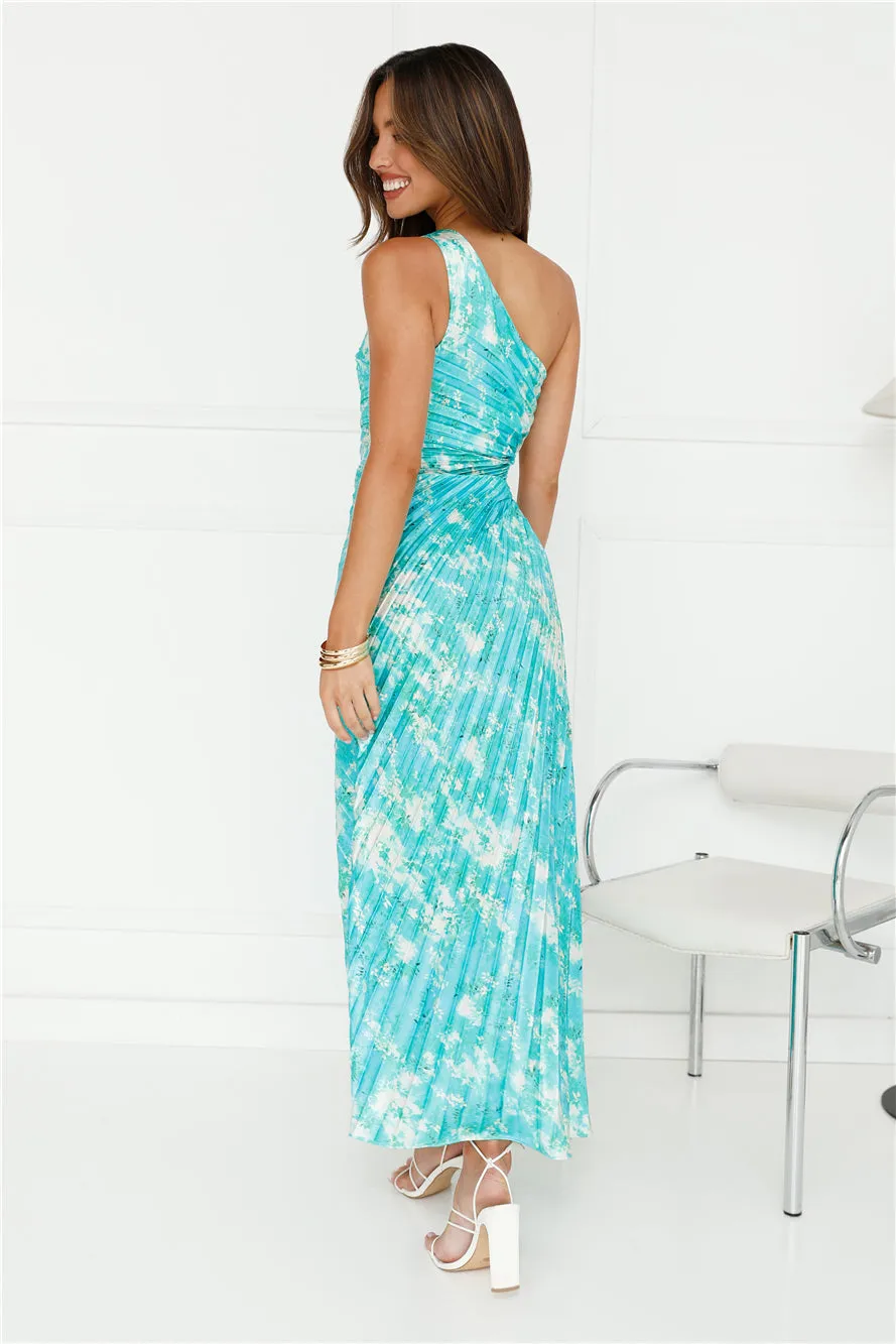 Girls Know One Shoulder Maxi Dress Green sold by Hello Molly product image thumbnail 5