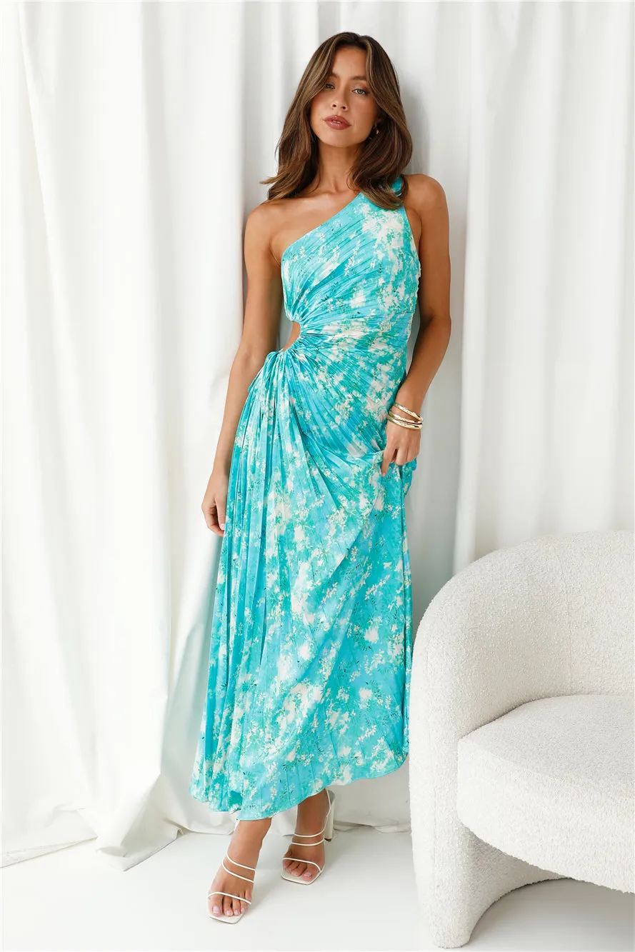 Girls Know One Shoulder Maxi Dress Green sold by Hello Molly product image thumbnail 2