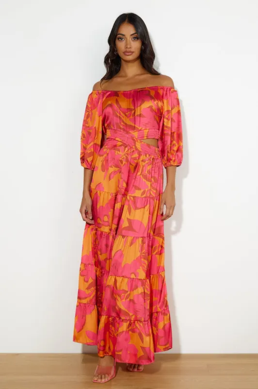 Her Time To Shine Maxi Dress Pink sold by Hello Molly