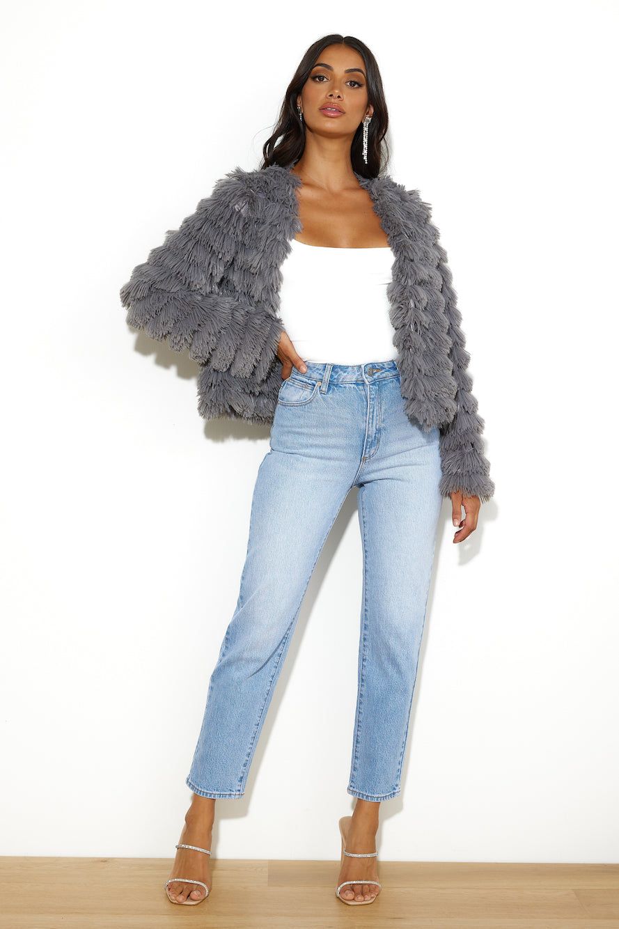 Shake It Out Jacket Charcoal sold by Hello Molly product image thumbnail 4