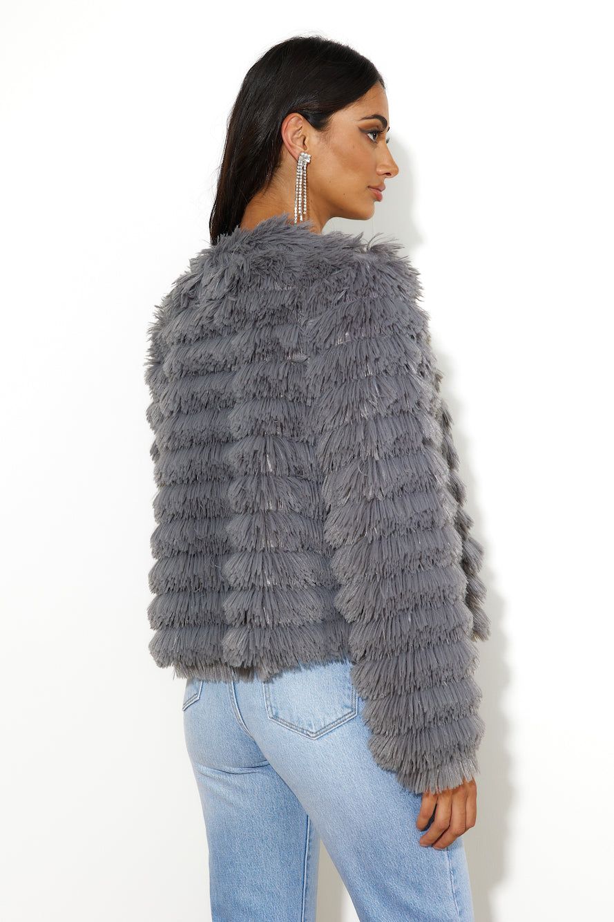 Shake It Out Jacket Charcoal sold by Hello Molly product image thumbnail 5