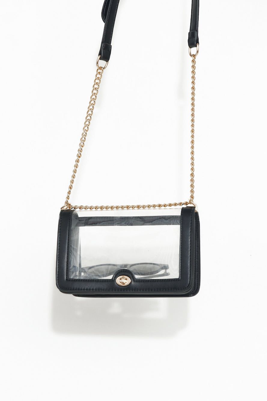 BILLINI Cara Cross Body Bag Black Clear sold by Hello Molly product image thumbnail 2