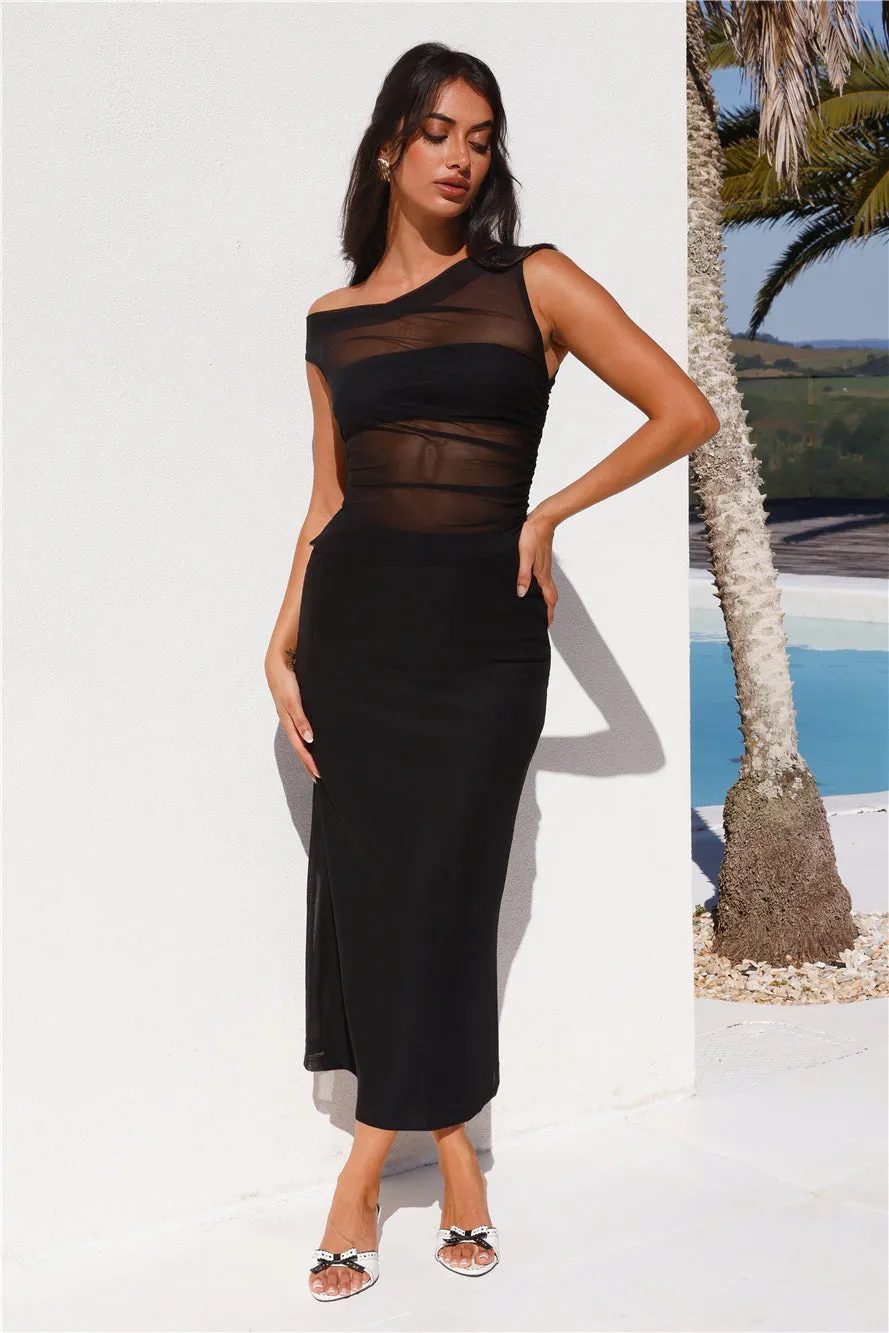 Surprise Parties Mesh Maxi Skirt Black sold by Hello Molly product image thumbnail 3