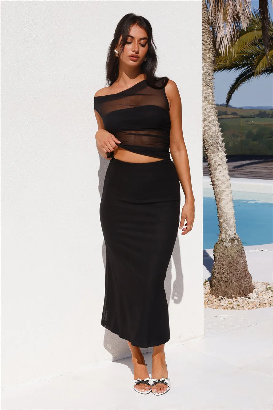 Surprise Parties Mesh Maxi Skirt Black sold by Hello Molly product image thumbnail 2