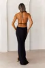 Refined Luxury Halter Maxi Dress Black sold by Hello Molly