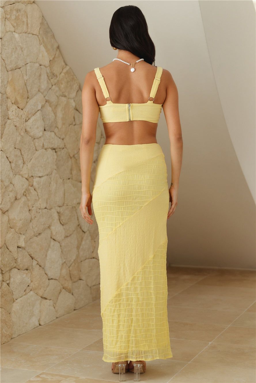 Perfect Piece Maxi Skirt Yellow sold by Hello Molly product image thumbnail 5