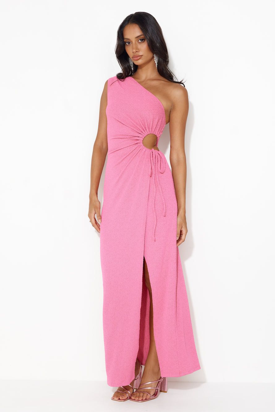 Beach Club Approved Maxi Dress Hot Pink sold by Hello Molly product image thumbnail 2