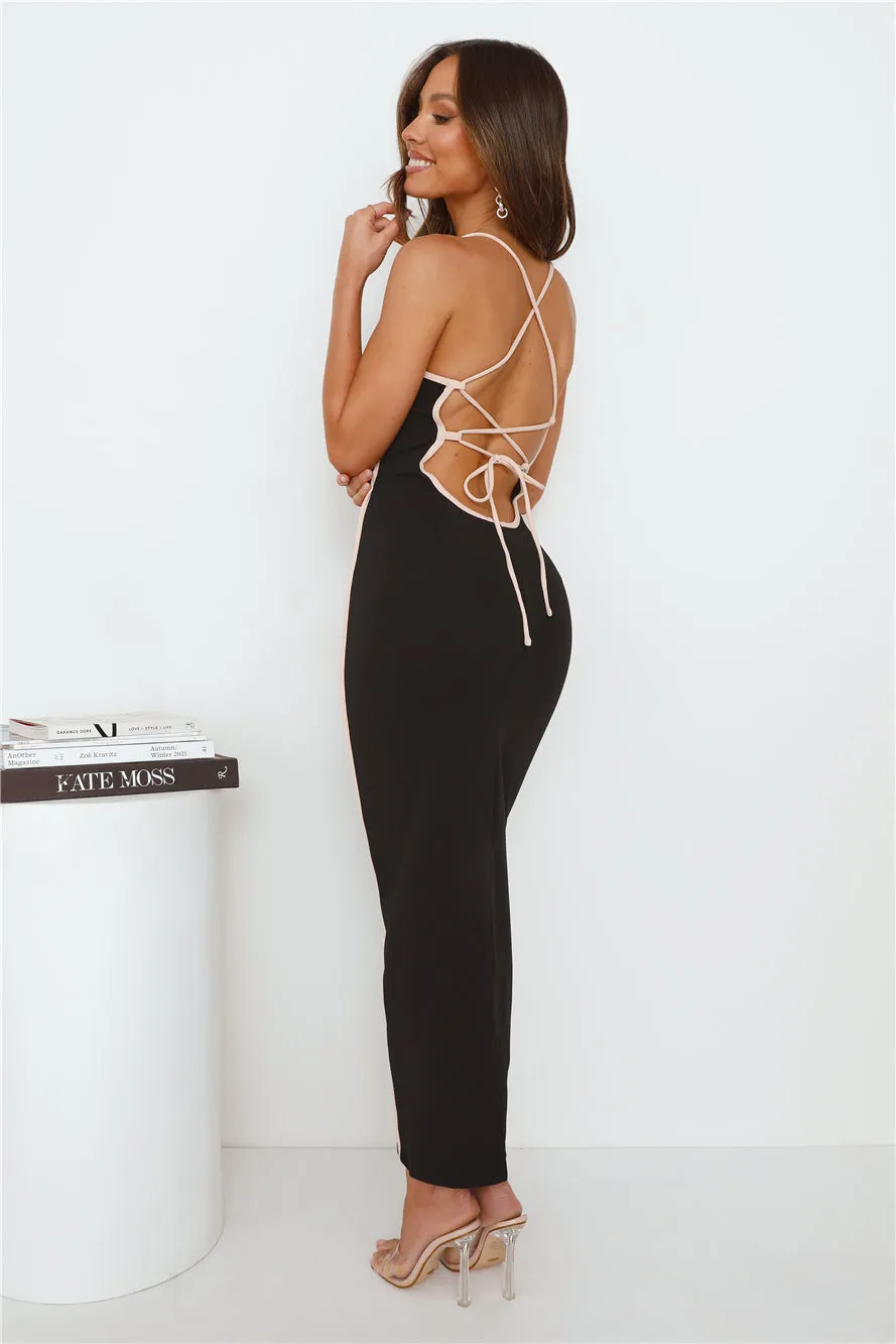 Fanciest Girl Maxi Dress Black sold by Hello Molly product image thumbnail 4