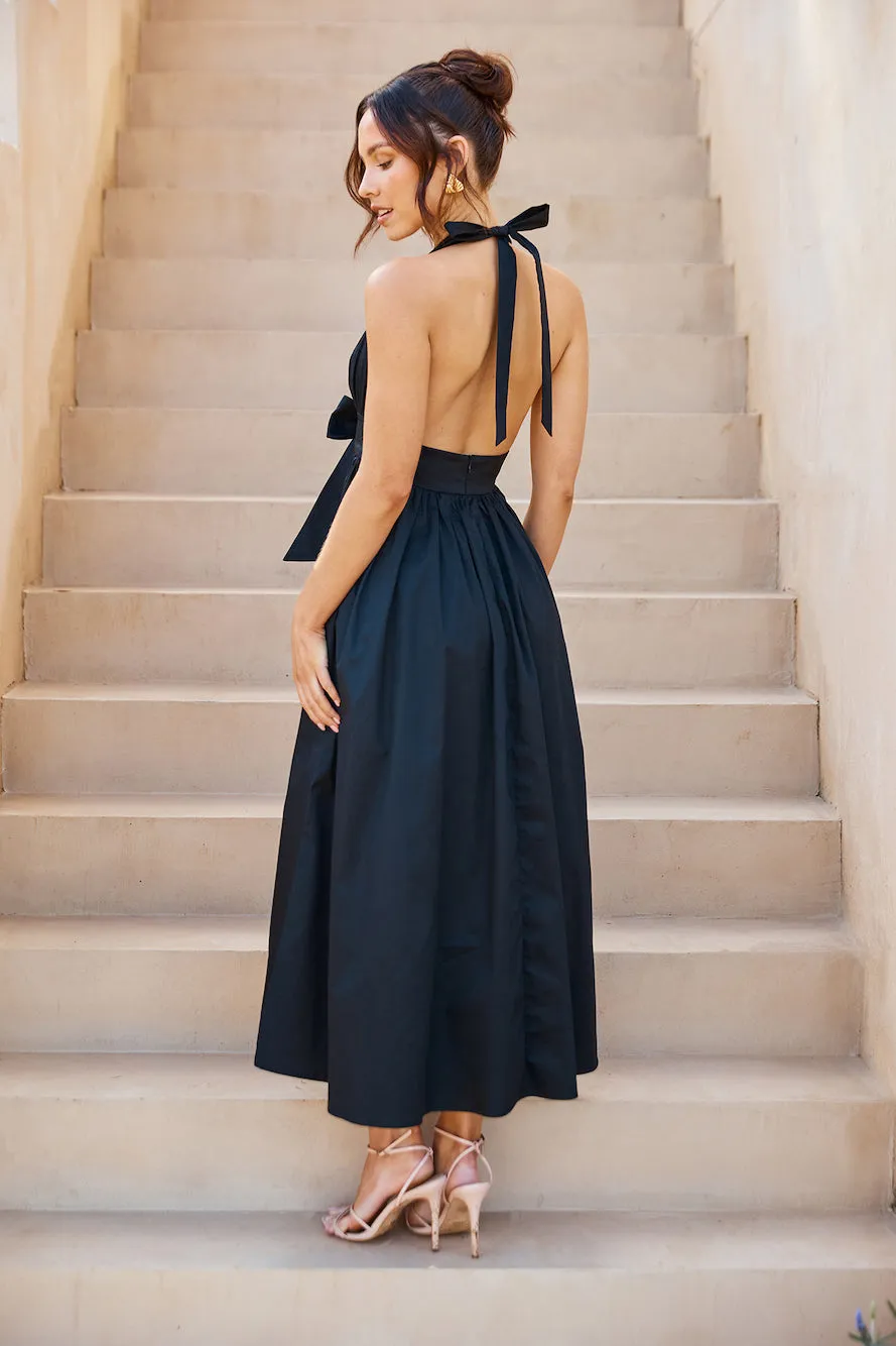 Moonlit Reverie Halter Midi Dress Black sold by Hello Molly product image thumbnail 5