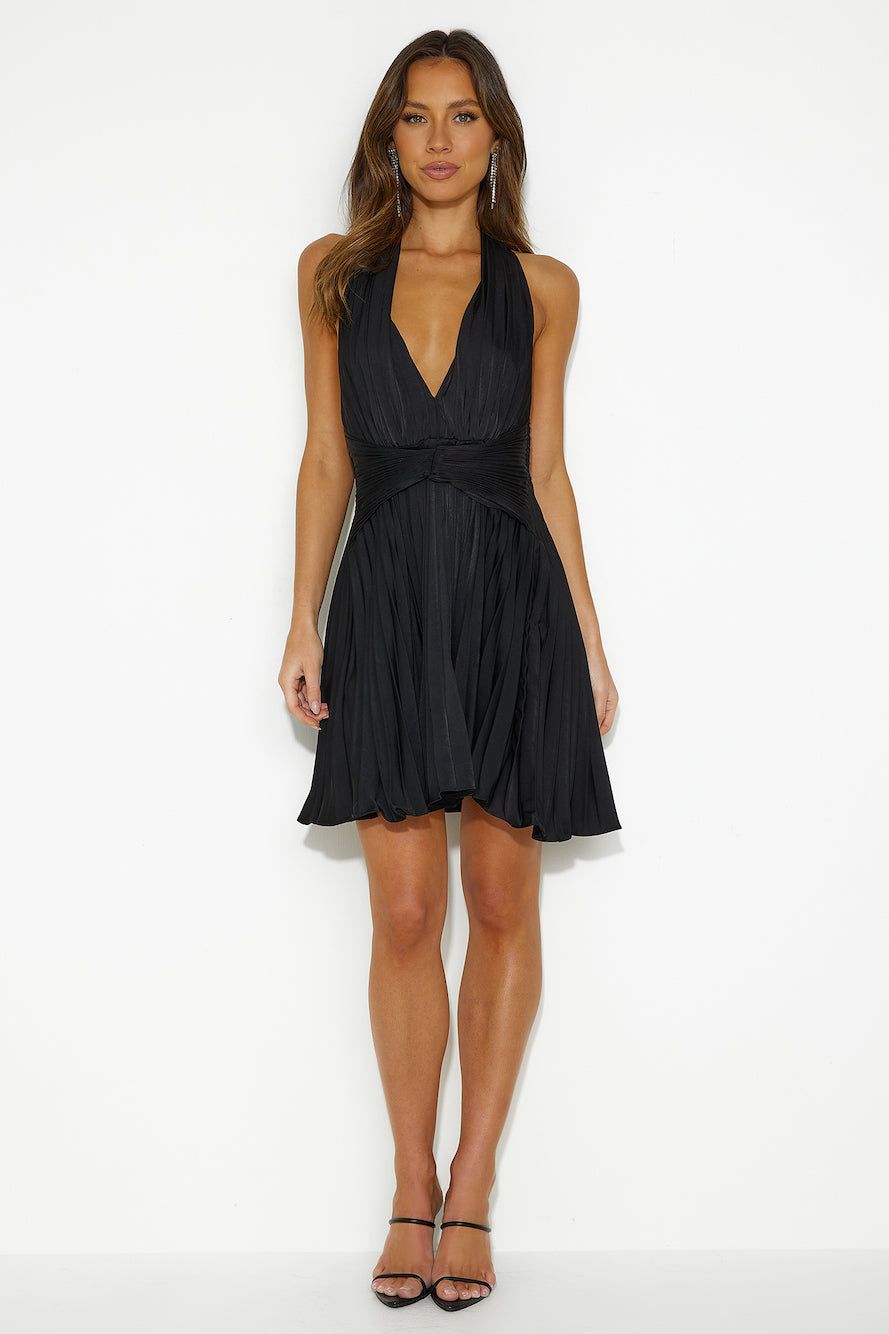 Girls Love Style Satin Mini Dress Black sold by Hello Molly product image thumbnail 2