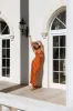 Cherry Pop Midi Dress Orange sold by Hello Molly