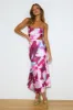 Lover Looks Satin Maxi Dress Multi sold by Hello Molly