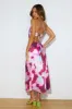Lover Looks Satin Maxi Dress Multi sold by Hello Molly