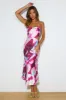 Lover Looks Satin Maxi Dress Multi sold by Hello Molly