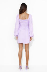 Dress To Express Long Sleeve Mini Dress Lilac sold by Hello Molly