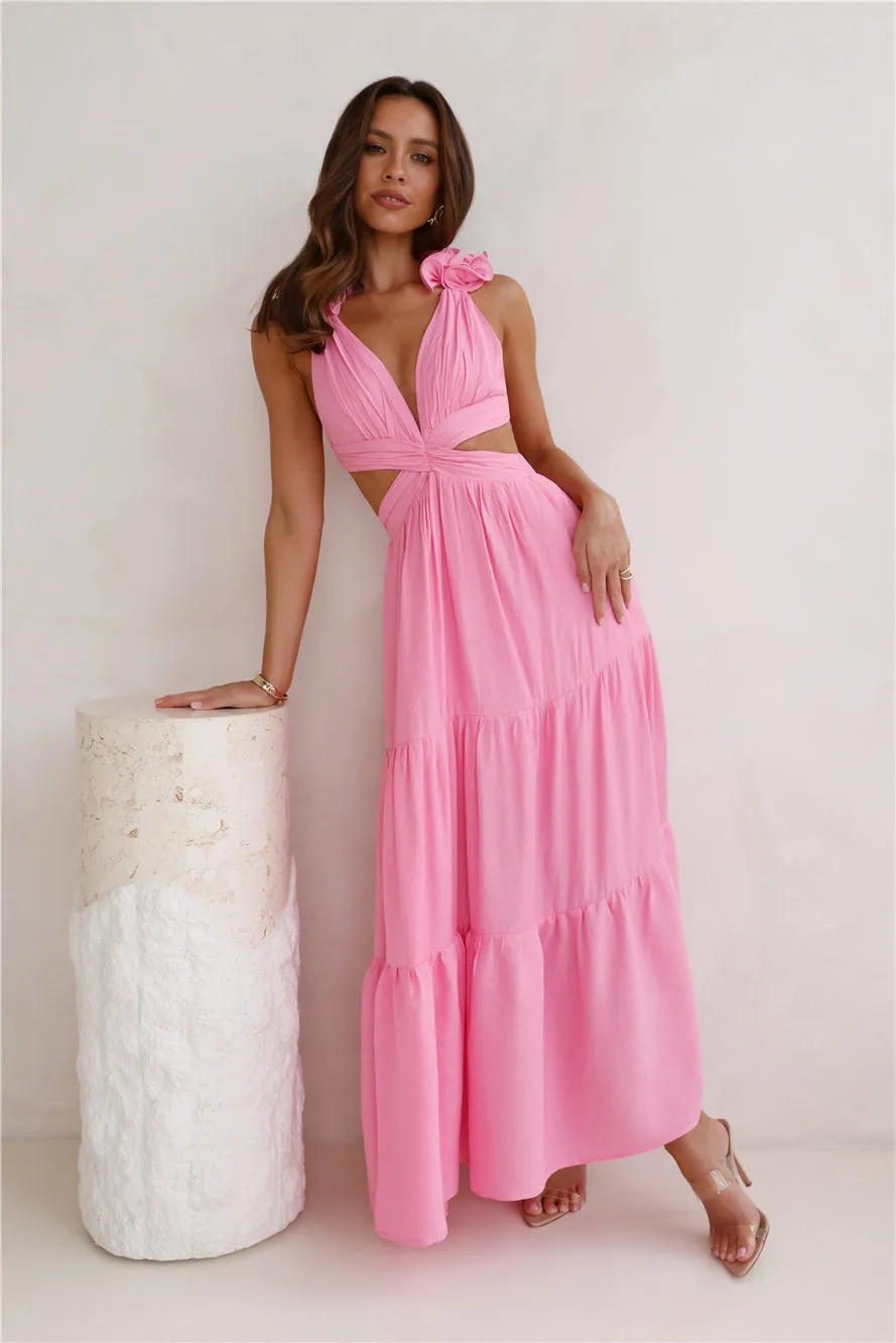 Moonlight Dance Maxi Dress Pink sold by Hello Molly product image thumbnail 3