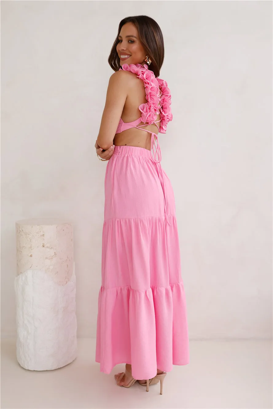 Moonlight Dance Maxi Dress Pink sold by Hello Molly product image thumbnail 4