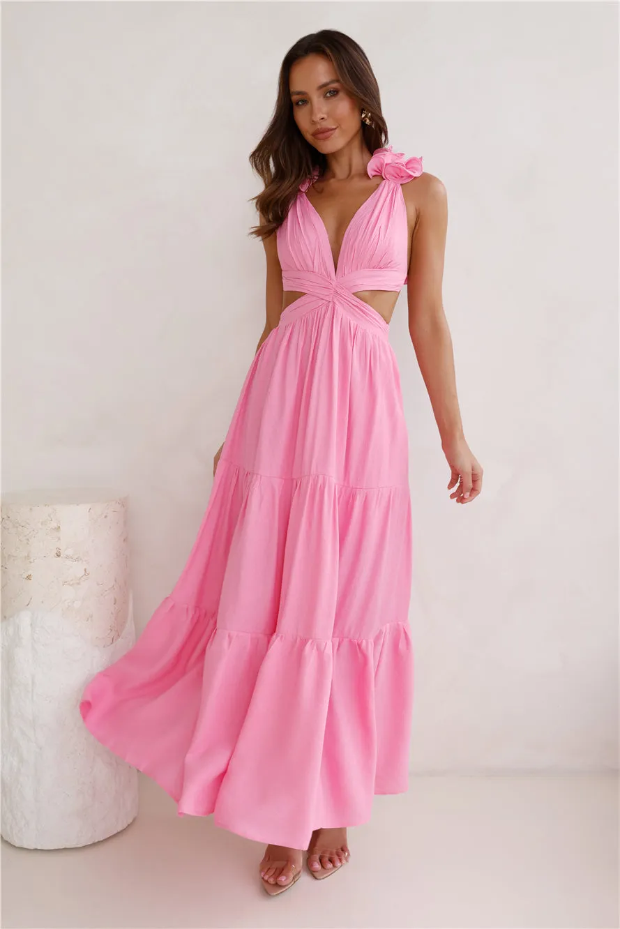 Moonlight Dance Maxi Dress Pink sold by Hello Molly