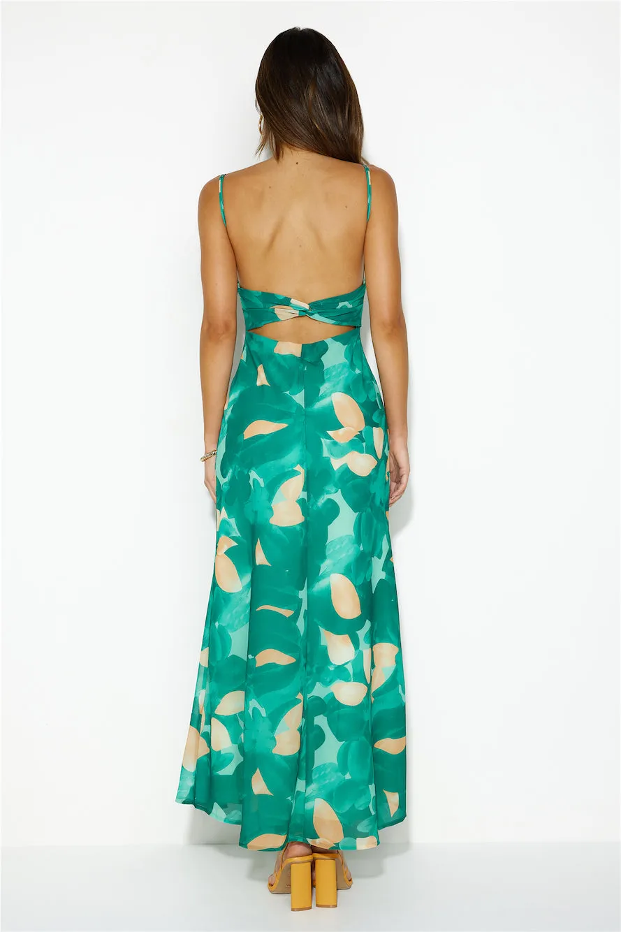 Nimble Fortune Midi Dress Green sold by Hello Molly product image thumbnail 5