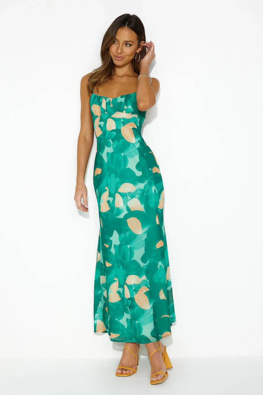 Nimble Fortune Midi Dress Green sold by Hello Molly product image thumbnail 2