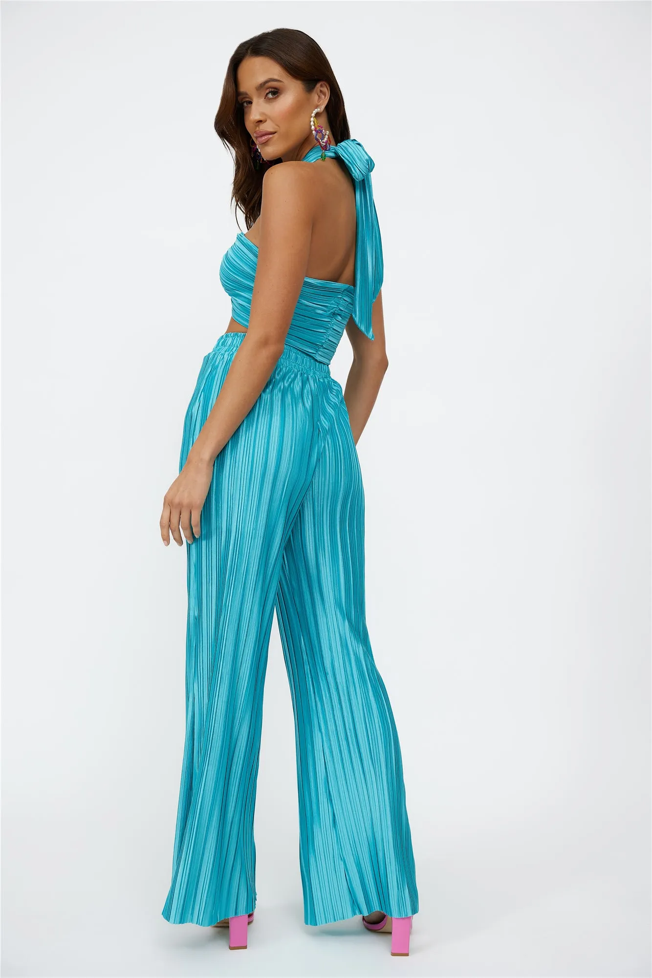 Set Heart Pants Teal sold by Hello Molly product image thumbnail 4