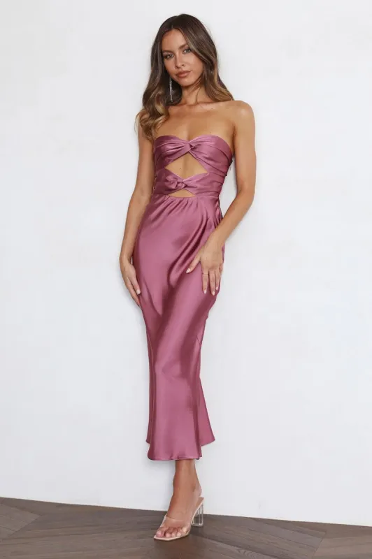 Your Warmth Midi Dress Rose sold by Hello Molly